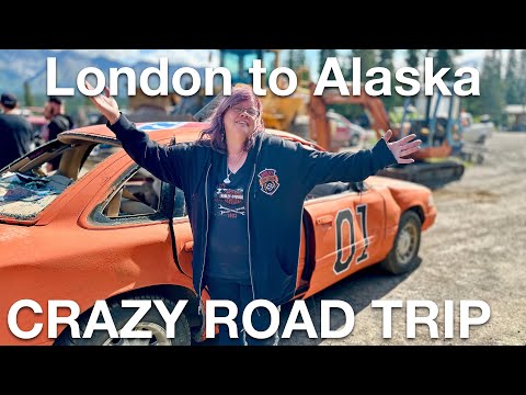 Alaska or Bust Grand Tour Top Gear Style Road Trip from London to Alaska Launch Cars off a Cliff