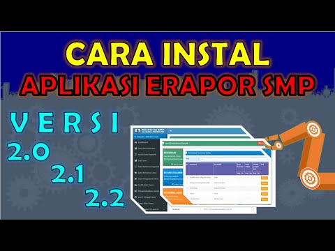 Cara Instal Aplikasi eRapor SMP Versi 2.0 - 2.1 - 2.2