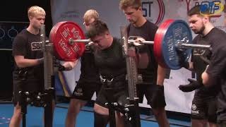 Men SJr 93kg - European Sub-Junior & Junior Classic Powerlifting Championships 2024