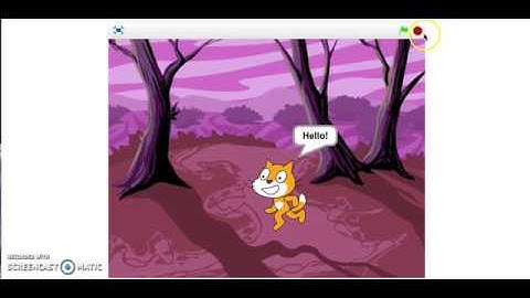 Scratch Project: Lesson 1 Walking Talking Cat Sprite