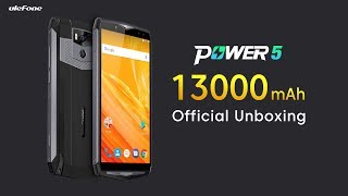 13000mAh Ulefone Power 5 Official Unboxing Video