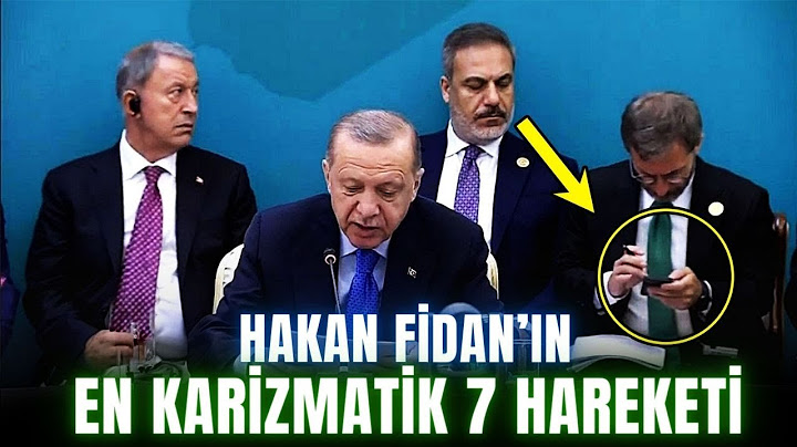 Hakan Fidan’ın En Karizmatik 7 Hareketi