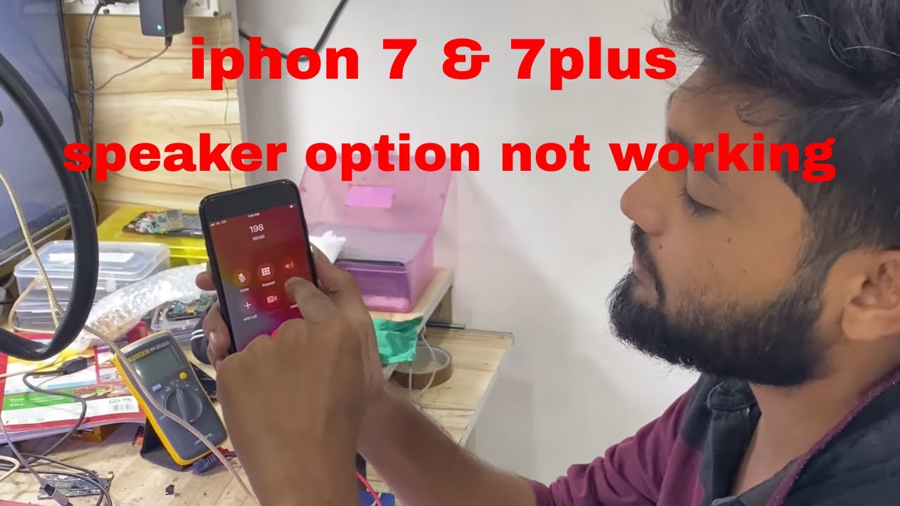 iphone 7 & 7P speaker greyed out YouTube