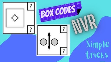 Non verbal reasoning - horizontal codes