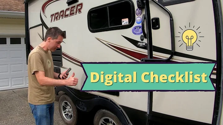 What should you check on your RV before leaving a campsite?