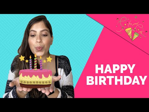 Vídeo: Como Dizer Feliz Aniversário Em Inglês