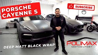 How To Wrap a Porsche in Deep Matt Black 3M