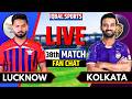 🔴Kolkata vs Lucknow Live Match, IPL 2026 Fan Chat | KKR vs LSG Live | Live Cricket Match Today