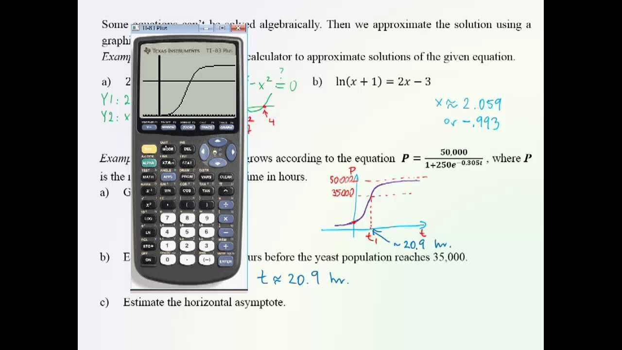 4.5 Exponential and Logarithmic Equations - YouTube
