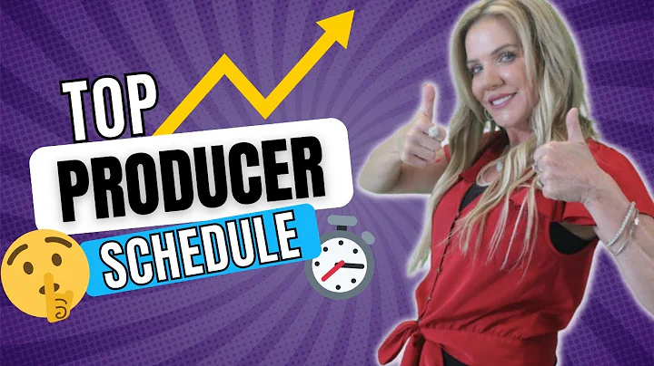 TOP PRODUCER Daily Schedule -- Here's How to STOP ...