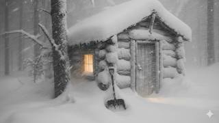 SURVIVAL in a -40°F BLIZZARD: The BLIZZARD Hit Suddenly. Shelter in an ABANDONED Mountain Cabin!