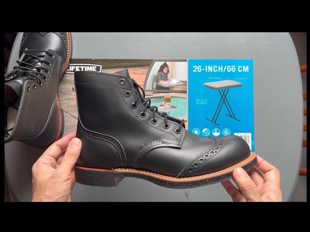 Redwing 8126 Brogue Ranger in Black Chaparral leather - YouTube