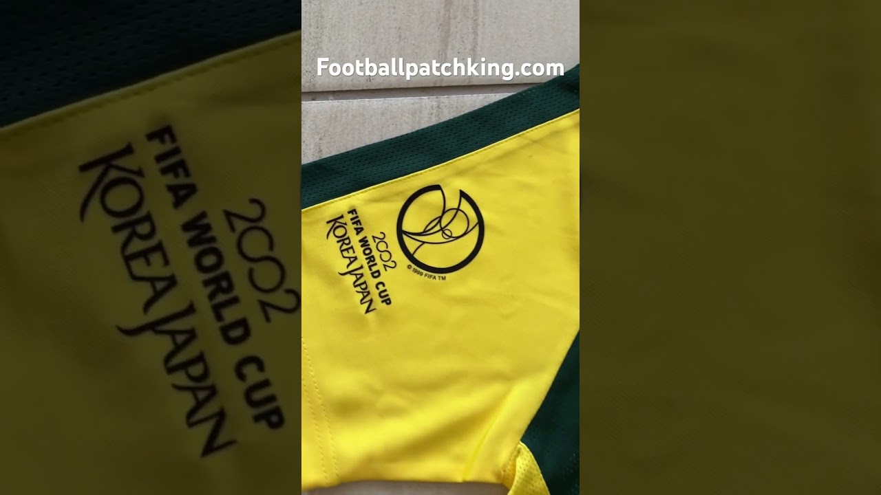 Ronaldo 9 Brazil Nike National Football Team Yellow 2002 World Cup