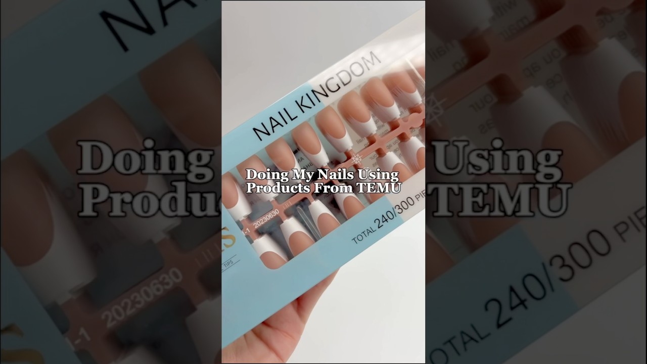 Doing My Nails Using Products From TEMU 