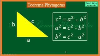 TEOREMA PHYTAGORAS / RUMUS PHYTAGORAS #phytagoras