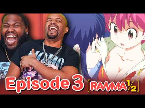 🤦🏾‍♂️ First Time EVER Watching Ranma 1/2 Episode 3 Blind Reaction! (Never seen OG)