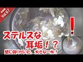 【耳そうじ】Vol.67 ステルスな迷彩耳垢 壁に張り付いた大きな一枚!