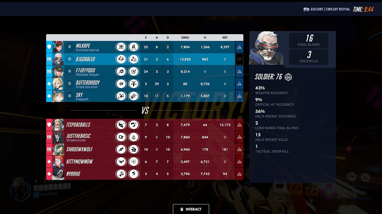 Quadratic Curve w/ 2.3x Accel Feels REALLY Good!! - OW2 w/ Gyro Aim