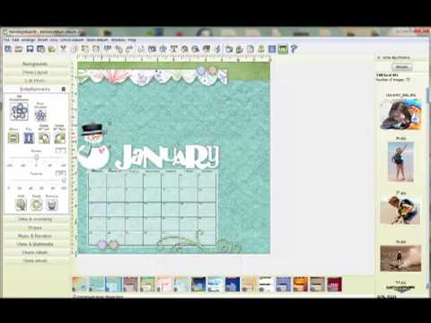 Changing the Shape of a Calendar QuickMix in MemoryMixer
