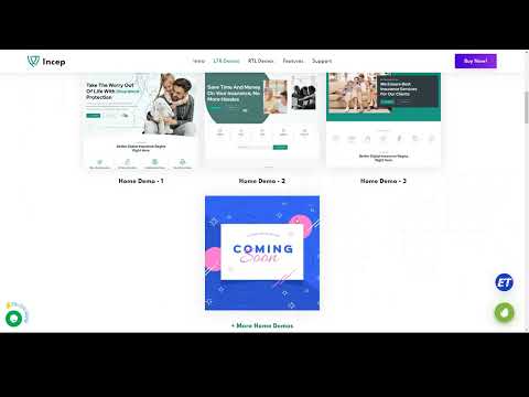 Incep - Insurance Agency HTML Template property insurance insurance