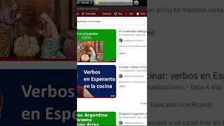 Esperanto con Ricardo mí canal de YouTube #esperanto #buenosaires #esperantolives