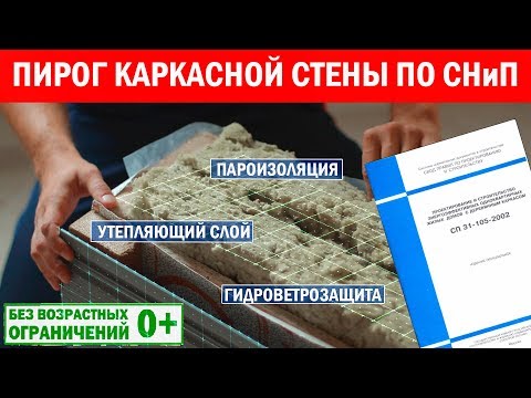 Каркасный дом по СНиП. Пирог каркасной стены по СП 31-105-2002. Построй Себе Дом.