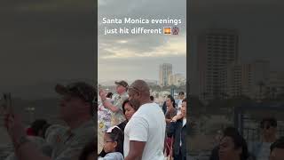 Santa Monica night feels like a movie 🌅⚓️#santamonica #harborviews #beachtown #laadventures #short