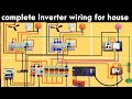house wiring with inverter for all room | Inverter wiring | Electrical Trainer