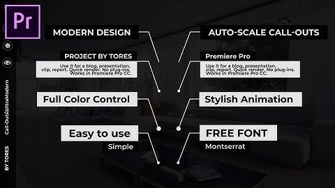 Call Outs Motion Graphics Templates