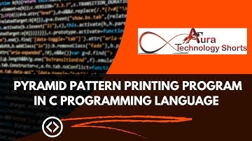 Pyramid Pattern Printing Program in C Programming Language #shorts #viralshorts #patternprintinginC