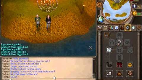 RuneScape old tutorial island views with the orbs .