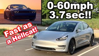 $2000 software download made my Tesla as fast as a Hellcat!