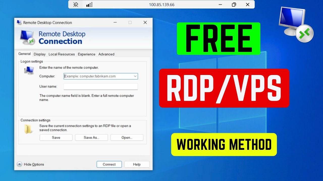 Create Free Windows RDP | Unlimited Time | Easy Setup - YouTube