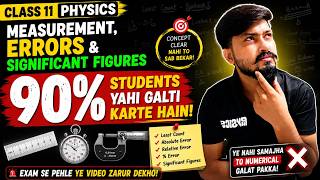 Measurement, Errors & Significant Figures | Class 11 Physics lecture-2 Chapter 2 | One Shot |