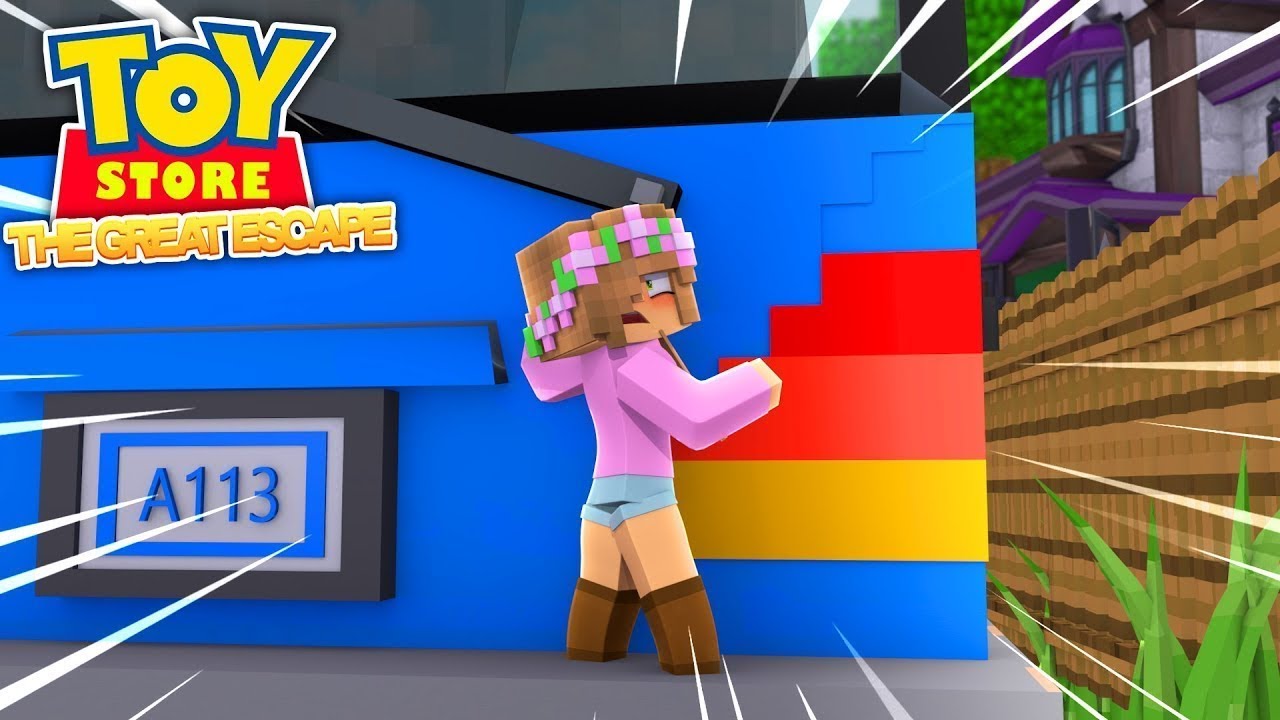 LITTLE KELLY ESCAPES THE TOY STORE!!! - Minecraft Little Club ...