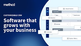 Build your perfect solution with Method's customizable CRM