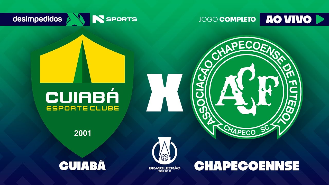 🔴 CUIABÁ X CHAPECOENSE | AO VIVO E COM IMAGENS | BRASILEIRÃO SÉRIE B ...