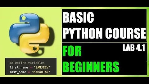 Basic Python Course for Beginners - Lab 4.1 Loop in List (Nepali)