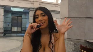 Catching Up With Violet Myers At The Urban X Pink And White Party