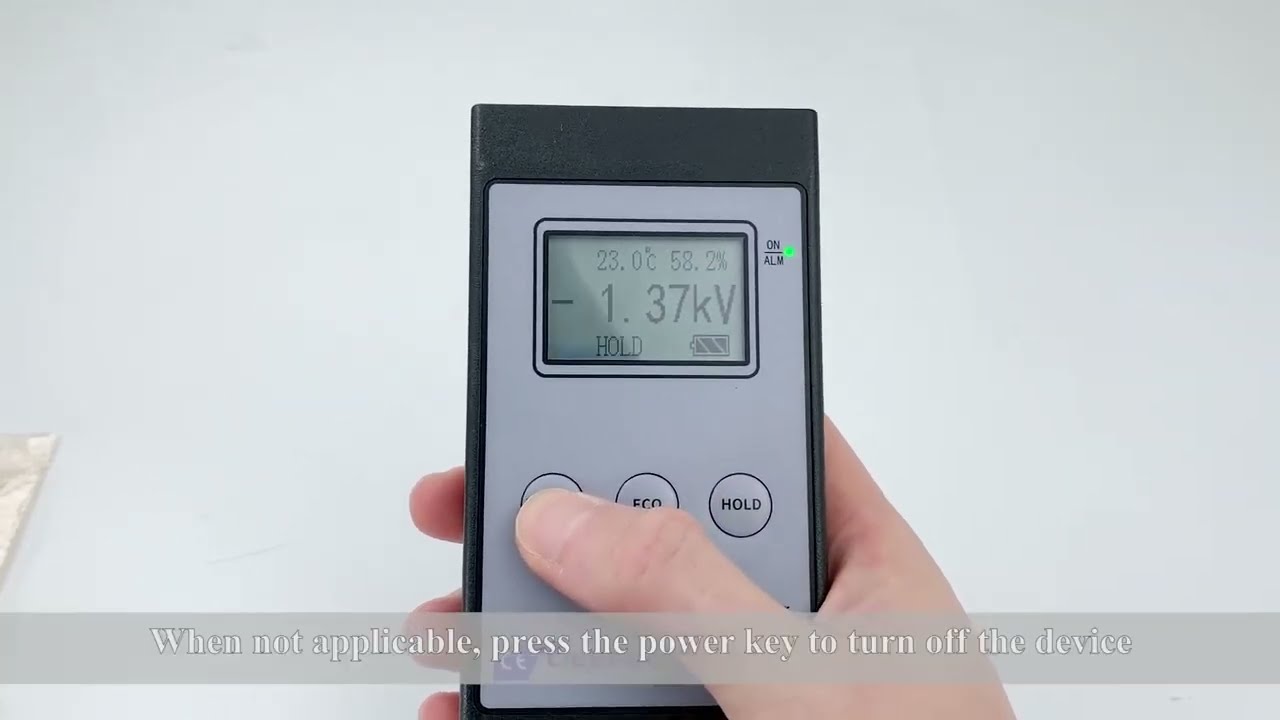 Testeur De Champ électrostatique Détecteur D'électricité Statique Avec écran LCD - Neuf Sous Emballage