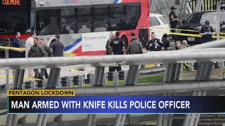Officer dead after burst of violence outside Pentagon