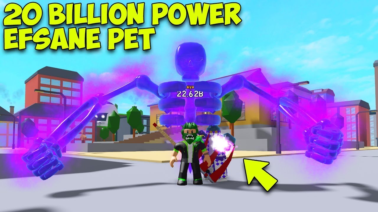 EFSANE PET ÇIKARDIM ve MİLYAR POWER Anime Fighting Simulator Roblox