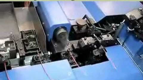 WPM 158 Full automatic terminal crimping twisting machine  http://www.wire-stripping-machine.com