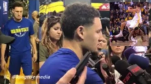 Klay Thompson Limps w/ Leg Injury & Calls Out JR Smith Ahead Of Cavs vs Warriors Finals Game 2