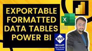 Export Formatted Data Tables to Excel in Power BI