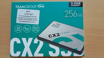 TEAMGROUP SATA SSD CX2 installing in pc