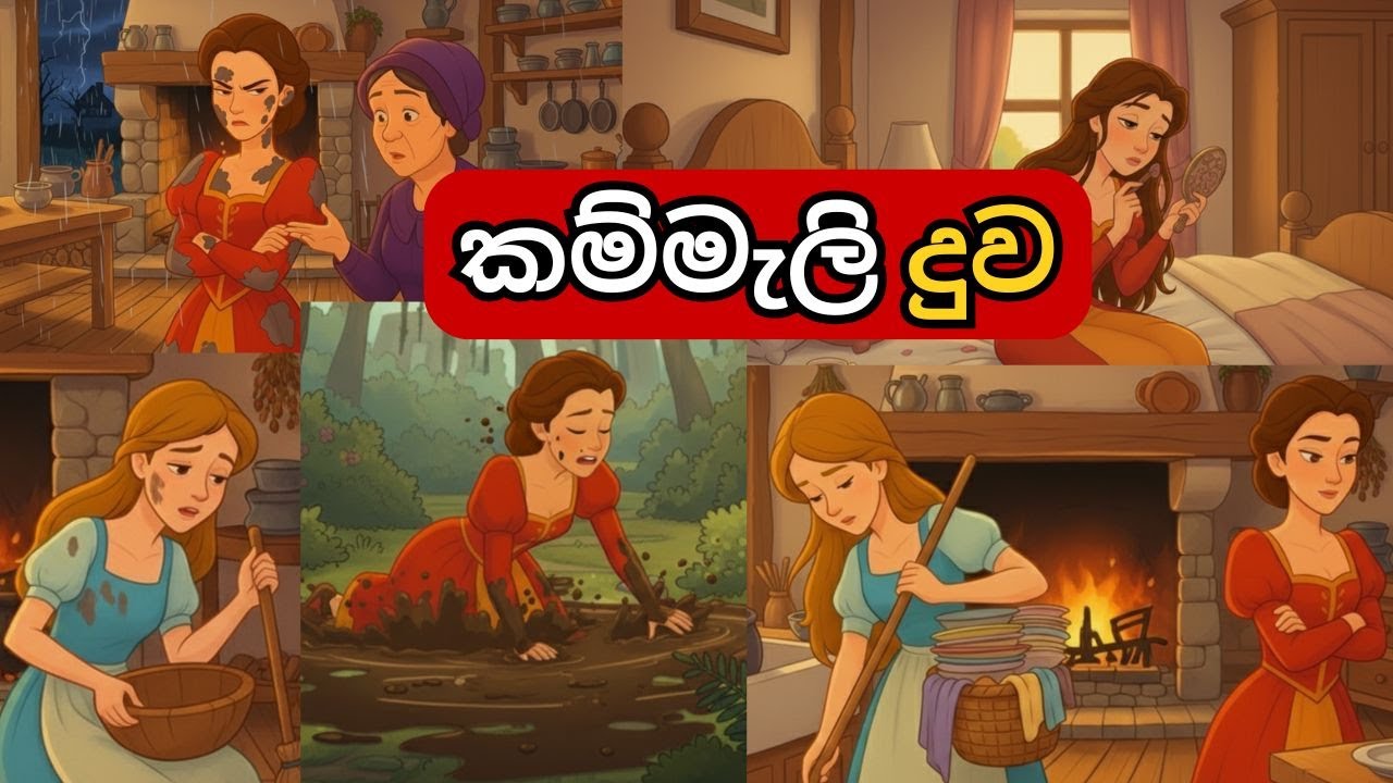 කම්මැලි දුව - cartoon sinhala - sinhala cartoon video - animation cartoon video - story - kathandara