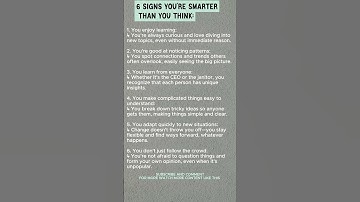 6 Signs You
