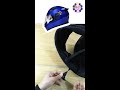 Permanently helmet hook attaching with thread #Shorts |Redh tech