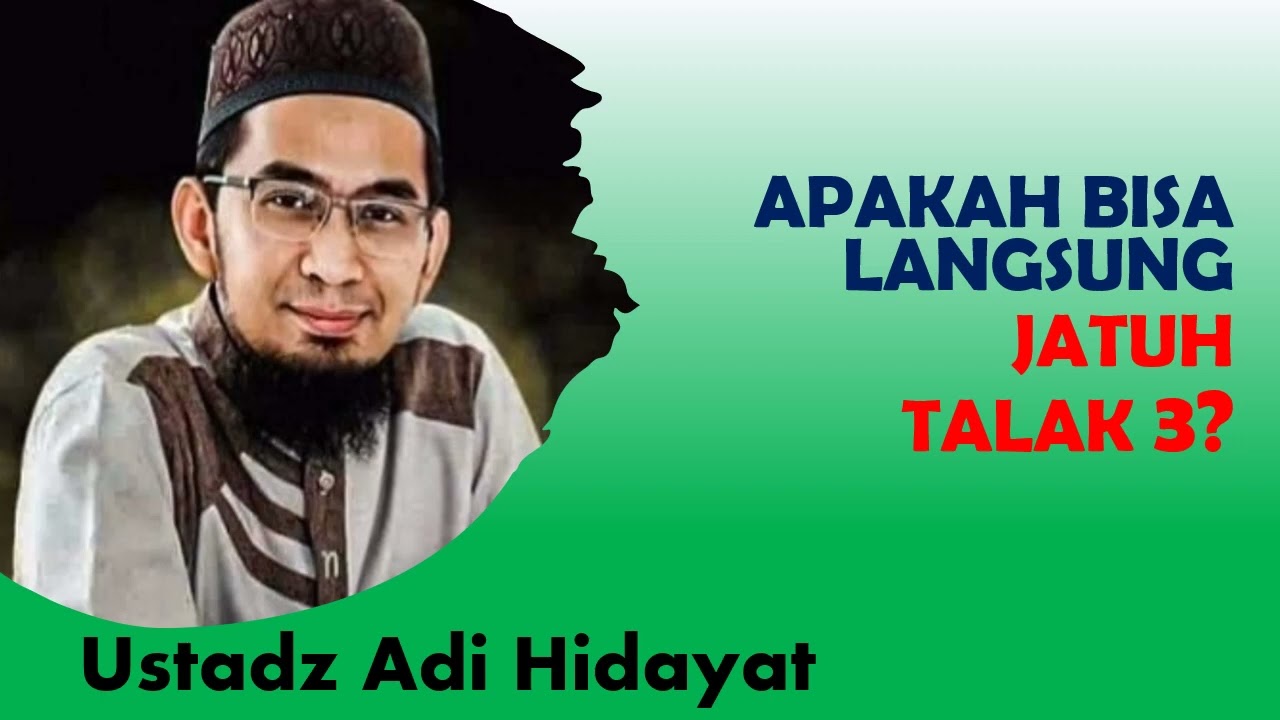 Apakah Bisa Langsung jatuh TALAK 3